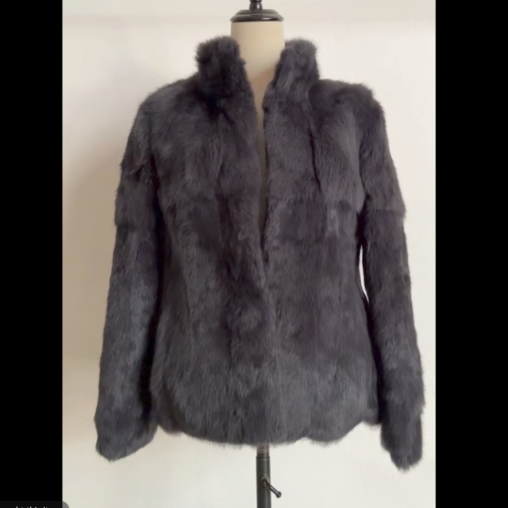 Natural Rabbit Fur Coat Women Winter Jacket Real - Picture 11 of 16